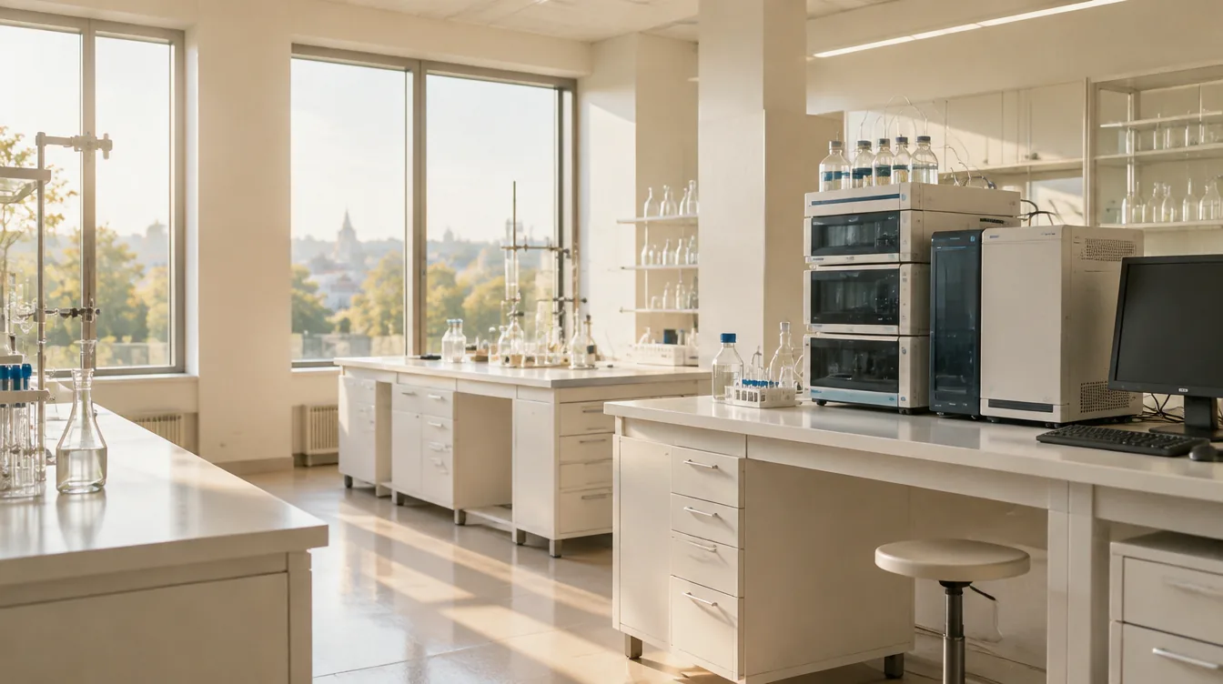 Analytical laboratory bench